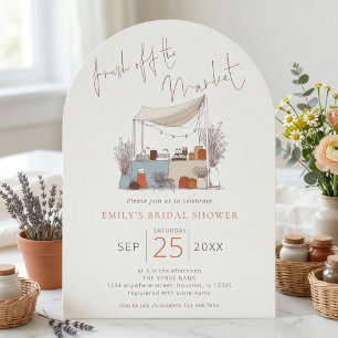 Doodle Frisch vom Markt Salbei-Junggesellinnenabsc Einladung