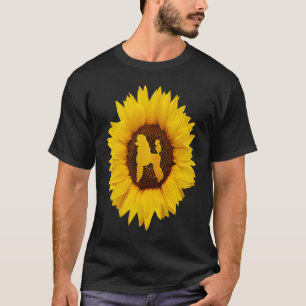 Doodle für Frauen Männer Hunde tierische Sonnenblu T-Shirt