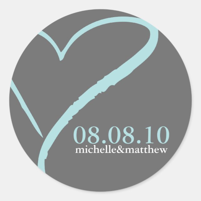 Doodle Heart Stickers (Vorderseite)