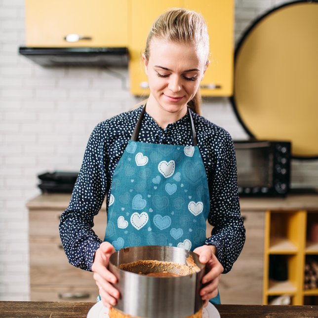 Doodle Hearts Schürze (Von Creator hochgeladen)