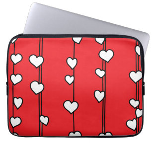 Doodle Herz Laptopschutzhülle