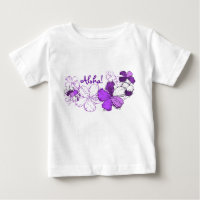 Doodle Hibiskus Kleinkind T-Shirt