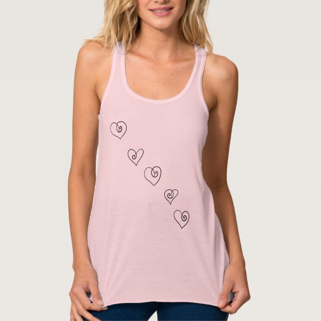 Doodle hört Frauen-Tank-Top Tank Top (Vorderseite)