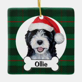 Doodle-Hund-Ornament Keramikornament