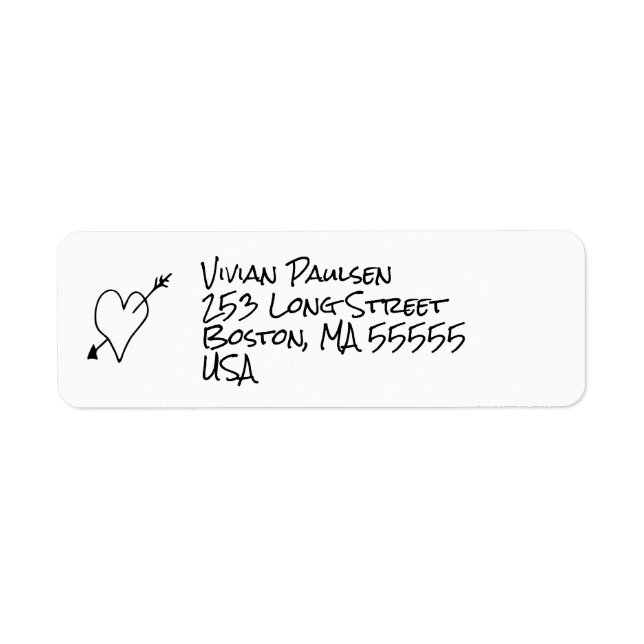 Doodle Illustrationen Hochzeiten in Schwarz und We (Vorne)