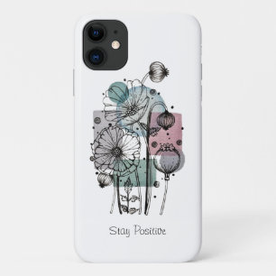 Doodle in Tinte und Wasserfarbe Case-Mate iPhone Hülle