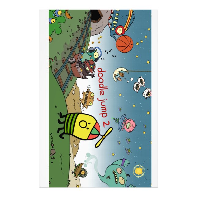 Doodle Jump 2 Promo Poster (Vorne)
