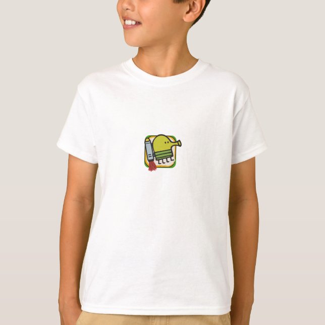 Doodle Jump Ringer T - Shirt (Vorderseite)
