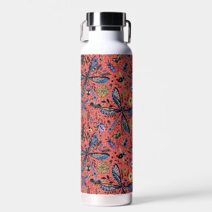 Doodle-Käfer auf Korallenrot Trinkflasche