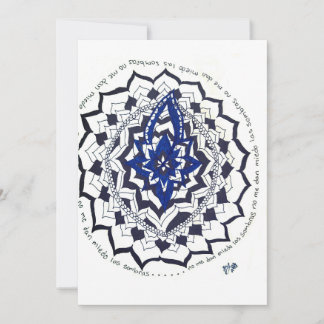 Doodle-Karte Feiertagskarte