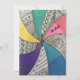 Doodle-Karte Feiertagskarte