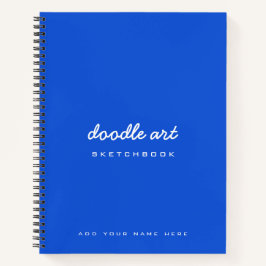 Doodle-Kunstskizze Notizbuch
