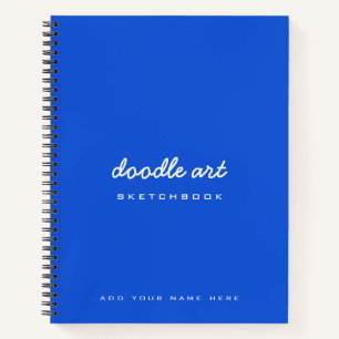 Doodle-Kunstskizze Notizbuch