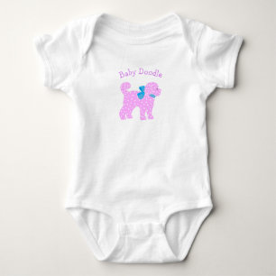 Doodle Liebe Baby Girl Kinderzimmer Schlafzimmer Strampler