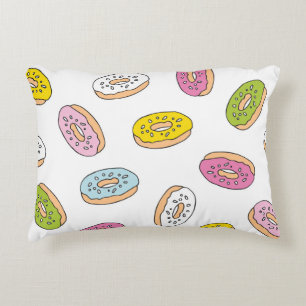 Doodle macht Muster, nahtloses Design. Dekokissen