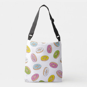 Doodle macht Muster, nahtloses Design. Tragetaschen Mit Langen Trägern