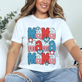 Doodle Mama 4. Juli T-Shirt
