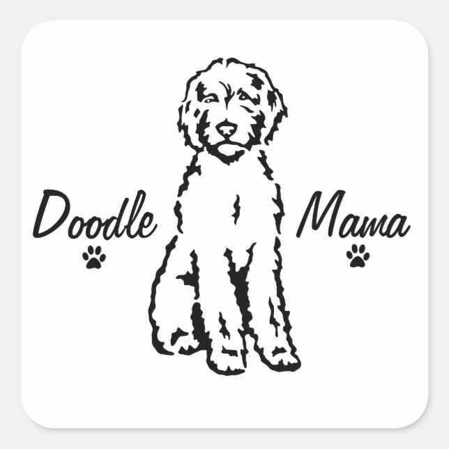 Doodle Mama Stickers (Vorderseite)