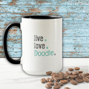 Doodle Maman Vit Amour Mug