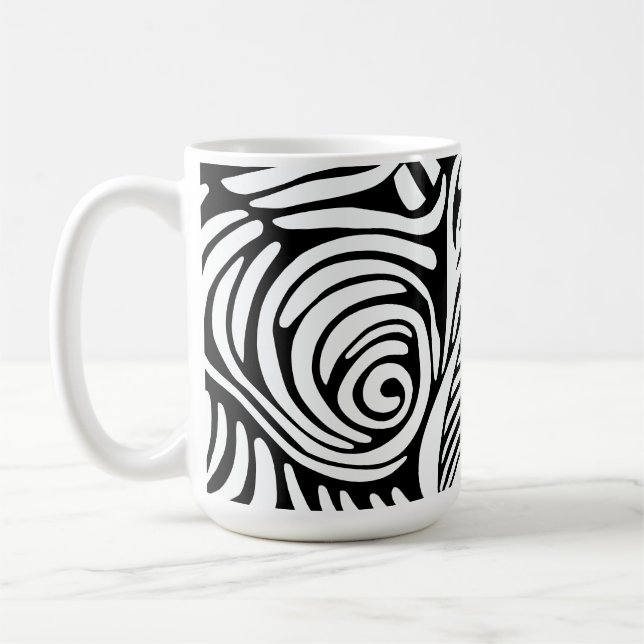 Doodle-Mischung Kaffeetasse (Links)