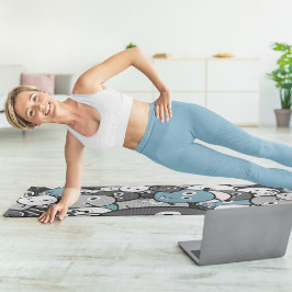Doodle-Monster Yogamatte