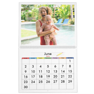 Doodle Niedlich & Friendly Baby Wall Calendar 2024 Kalender
