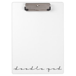 Doodle Pad Klemmbrett
