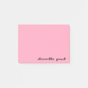 Doodle Pad Pink Post-it Klebezettel
