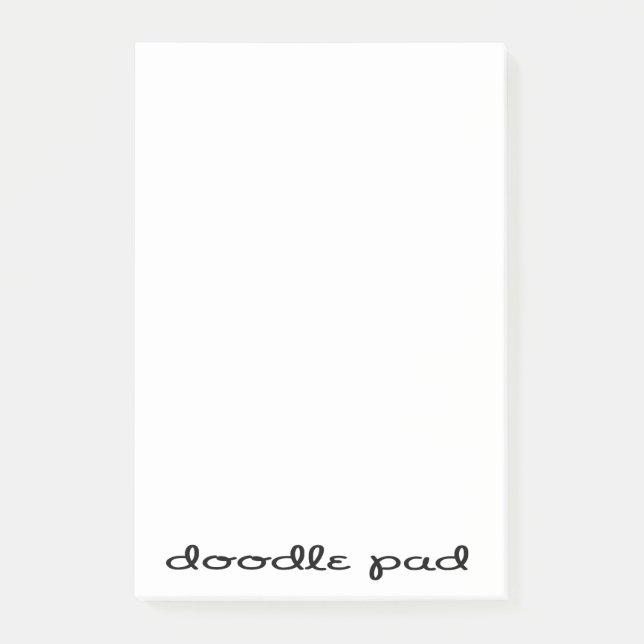 Doodle Pad Post-it Klebezettel (Vorderseite)