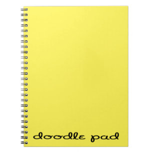Doodle Pad Yellow Notizblock