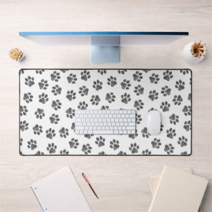 Doodle Paws, Dog Paws, Black Paws Schreibtischunterlage