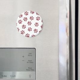 Doodle Paws, Dog Paws, Burgund Paws Magnet