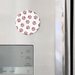 Doodle Paws, Dog Paws, Burgund Paws Magnet