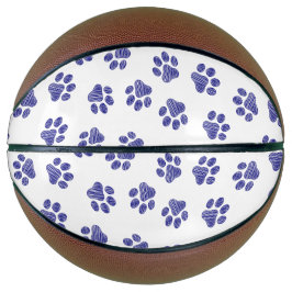 Doodle Paws, Hundepaws, blaue Paws, undurchsichtig Basketball