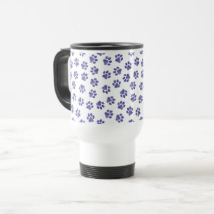 Doodle Paws, Hundepaws, blaue Paws, undurchsichtig Reisebecher