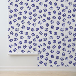 Doodle Paws, Hundepaws, blaue Paws, undurchsichtig Tapete