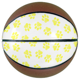 Doodle Paws, Hundepaws, gelbe Paare Basketball