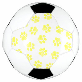 Doodle Paws, Hundepaws, gelbe Paare Fußball