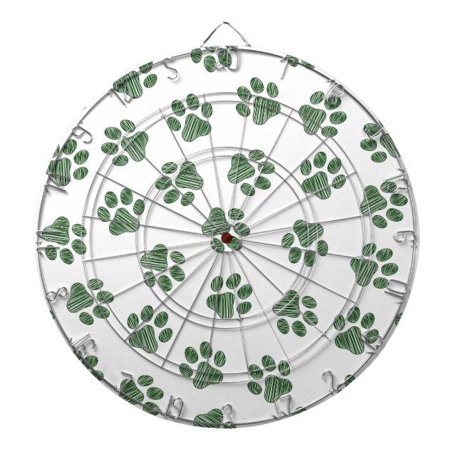 Doodle Paws, Hundepaws, grüne Paws Dartscheibe (vorne)