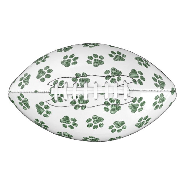 Doodle Paws, Hundepaws, grüne Paws Football (Vorderseite)