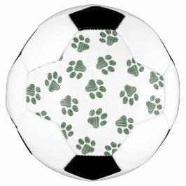 Doodle Paws, Hundepaws, grüne Paws Fußball