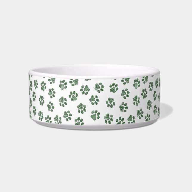 Doodle Paws, Hundepaws, grüne Paws Napf (Vorderseite)