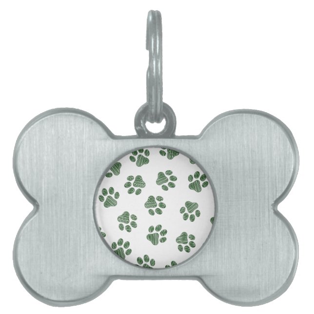 Doodle Paws, Hundepaws, grüne Paws Tiermarke (Vorderseite)