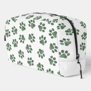 Doodle Paws, Hundepaws, grüne Paws Waschbeutel