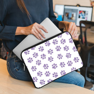 Doodle Paws, Hundepaws, Lila Paare Laptopschutzhülle