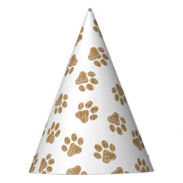 Doodle Paws, Hundepaws, orange Goldpaws Partyhütchen