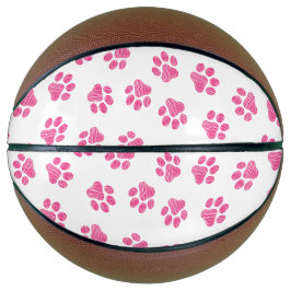Doodle Paws, Hundepaws, rosa Paws Basketball