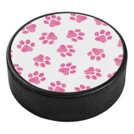 Doodle Paws, Hundepaws, rosa Paws Eishockey Puck