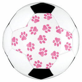 Doodle Paws, Hundepaws, rosa Paws Fußball
