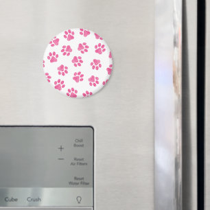 Doodle Paws, Hundepaws, rosa Paws Magnet